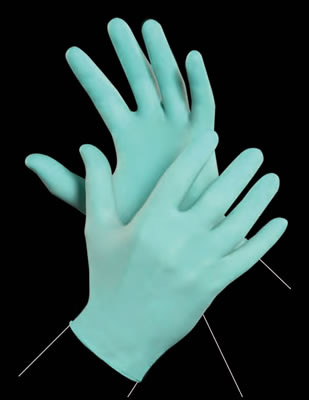 Nitrilne rukavice GREEN